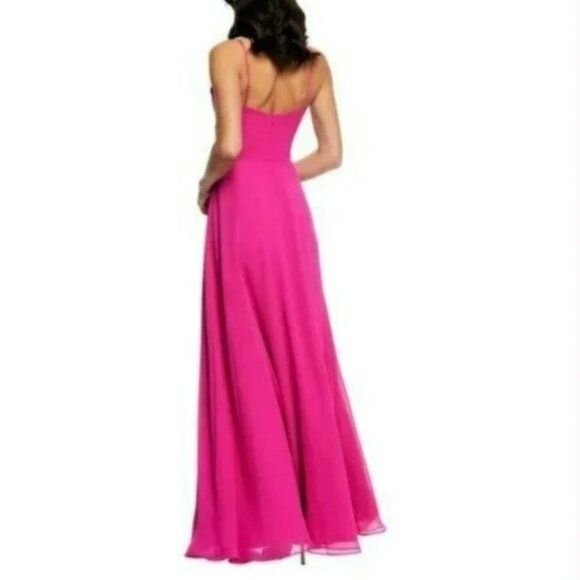Dress the Population Cambria Cutout Twist Bodice Maxi Dress Gown Size Small - Picture 2 of 14